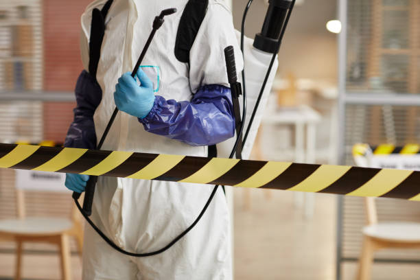 Professional Blood Cleanup technician working in Mascoutah, IL